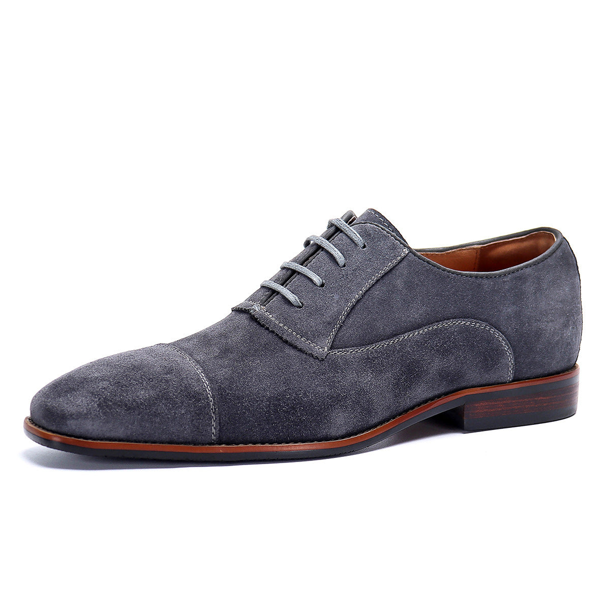 HOTLIST CART Business Formal Wear Leather Shoes Men's Leather Lace Up Suede