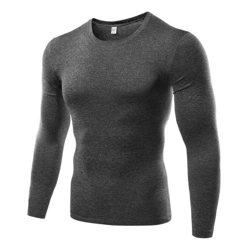 HOTLIST CART Men's Blank Long Sleeve Compression Top