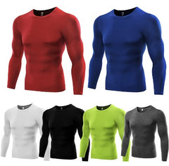 HOTLIST CART Men's Blank Long Sleeve Compression Top