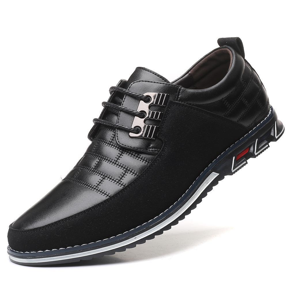 HOTLIST CART Men's round toe lace-up casual shoes