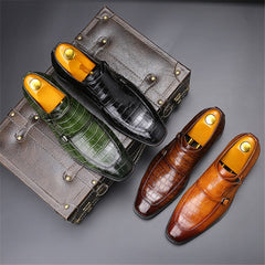 HOTLIST CART Business pointed leather shoes