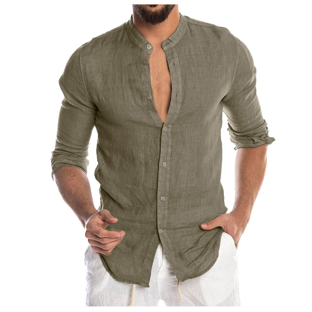 HOTLIST CART  cotton and linen shirt