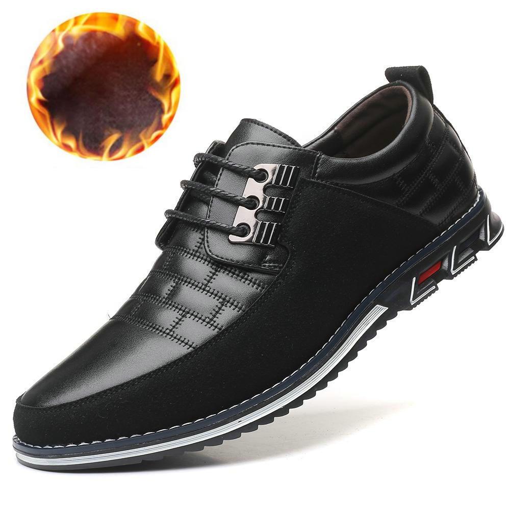 HOTLIST CART Men's round toe lace-up casual shoes