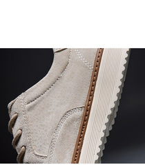 HOTLIST CART All-match Male Apricot Korean Small Leather Casual Shoes