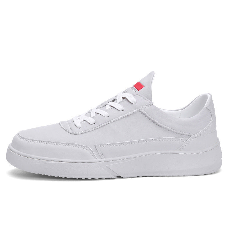 Men's small white shoes