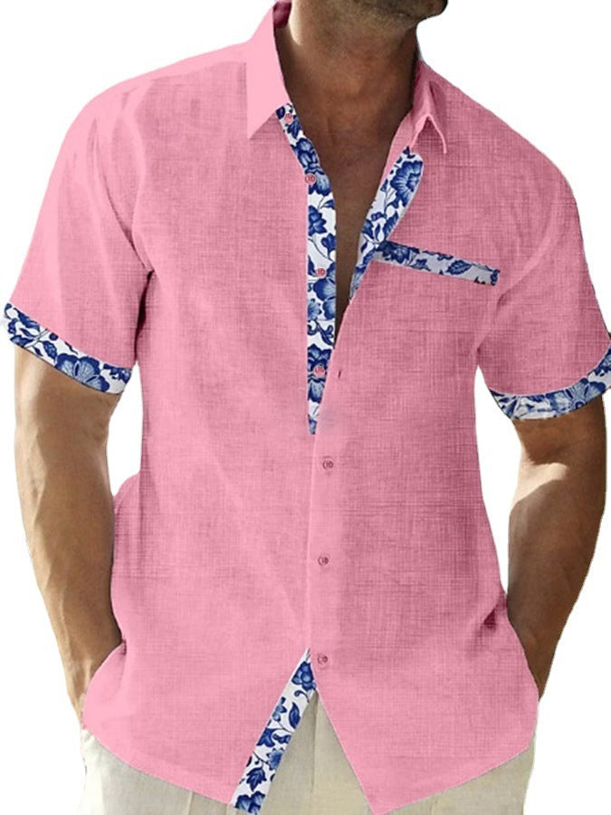 HOTLIST CART Men's Summer Vacation Seaside Casual Shirts