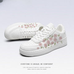 LUXE CHIC White Shoes Girls' Sneakers Autumn New