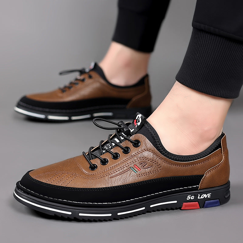 HOTLIST CART Handmade Leisure Versatile Fashion Leather Shoes