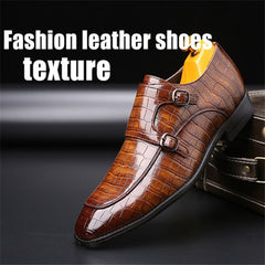 HOTLIST CART Business pointed leather shoes