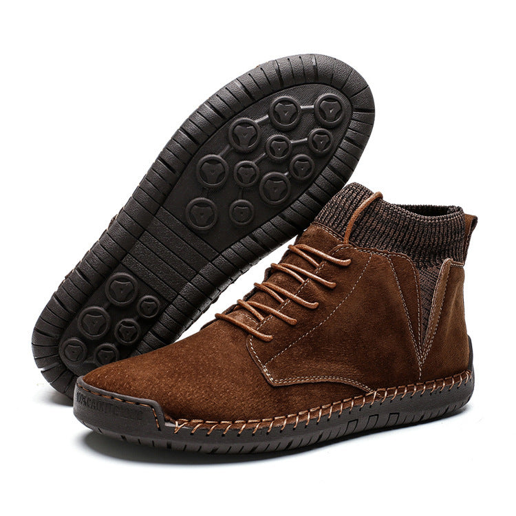 Men's Martin boots winter cotton