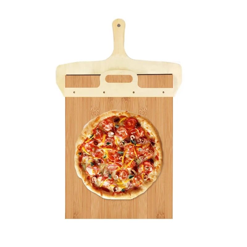 HOTLIST CART Sliding Pizza Peel, Pizza Paddle With Handle - Sliding Pizza Shovel Slide