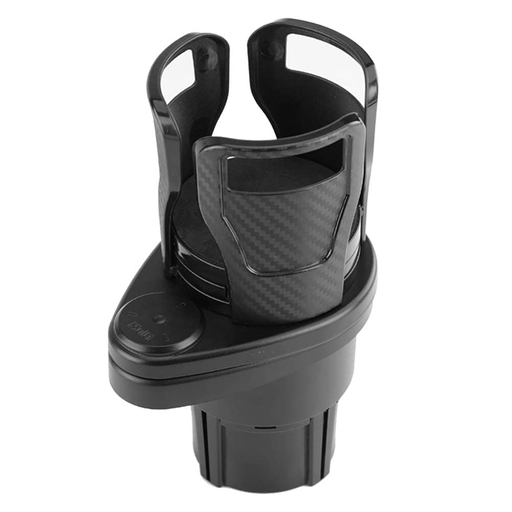 HOTLIST CART CAR CUP HOLDER Multi-Functional Dual Car Cup Holder, 360° Rotating Adjustable Cup Holder