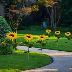 HOTLIS6T CART Sunflower Solar Garden Light