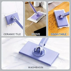 HOTLIST CART Easy-Clean Mini Mop With Auto Cloth Grip