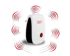 HOTLIST CART Ultrasonic Pest Repeller to Repel Rats, Cockroach, Mosquito, Home Pest and Rodent Repelling Aid for Mosquito, Cockroaches, Ants Spider Insect Pest Control Electric Pest Repelling (White)