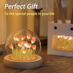 HOTLIST CART Tulip Night Light for Bedroom ,LED Nightlight Flower Table Lamp for Home Decor