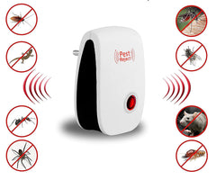 HOTLIST CART Ultrasonic Pest Repeller to Repel Rats, Cockroach, Mosquito, Home Pest and Rodent Repelling Aid for Mosquito, Cockroaches, Ants Spider Insect Pest Control Electric Pest Repelling (White)