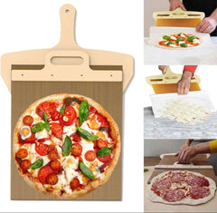 HOTLIST CART Sliding Pizza Peel, Pizza Paddle With Handle - Sliding Pizza Shovel Slide