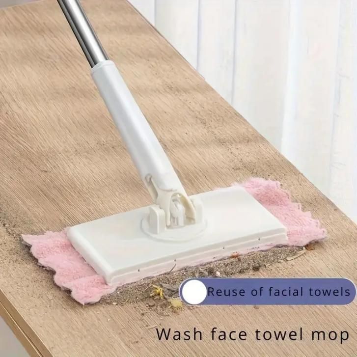 HOTLIST CART Easy-Clean Mini Mop With Auto Cloth Grip