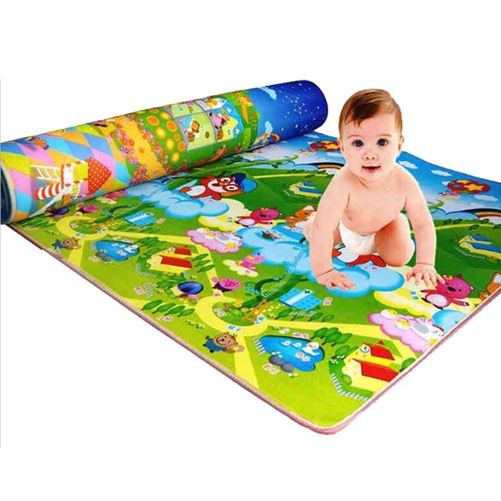 HOTLIST CART Waterproof, Anti Skid,Double Sided Baby Play & Crawl Mat