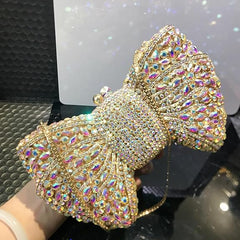 HOTLIST CART diamond bowknot CLUTCHES