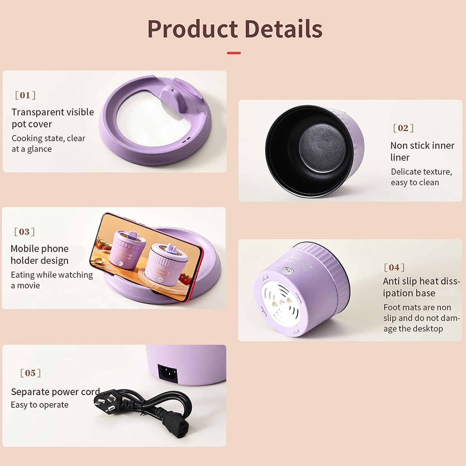 HOTLIST CART  Mini Electric Cooker Electric Hot Pot
