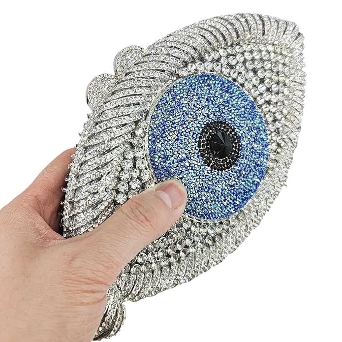 HOTLIST CART Diamond Purse Designer Evil Eye Bags