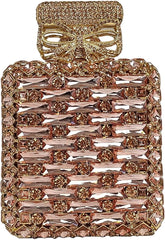 HOTLIST CART   perfume bottle shaped Rhinestone Evening Bag