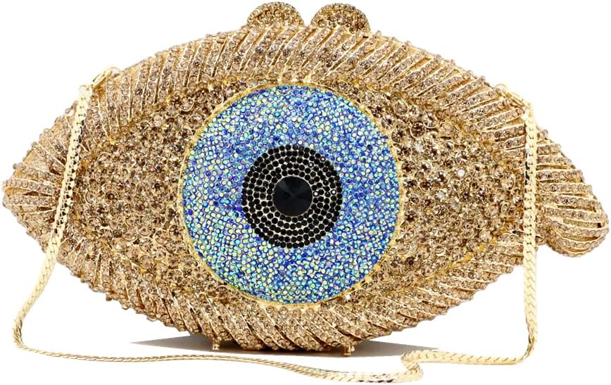 HOTLIST CART Diamond Purse Designer Evil Eye Bags