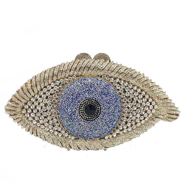 HOTLIST CART Diamond Purse Designer Evil Eye Bags