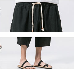 HOTLIST CART Chinese Style Cotton And Harem Pants