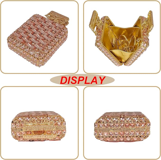 HOTLIST CART   perfume bottle shaped Rhinestone Evening Bag