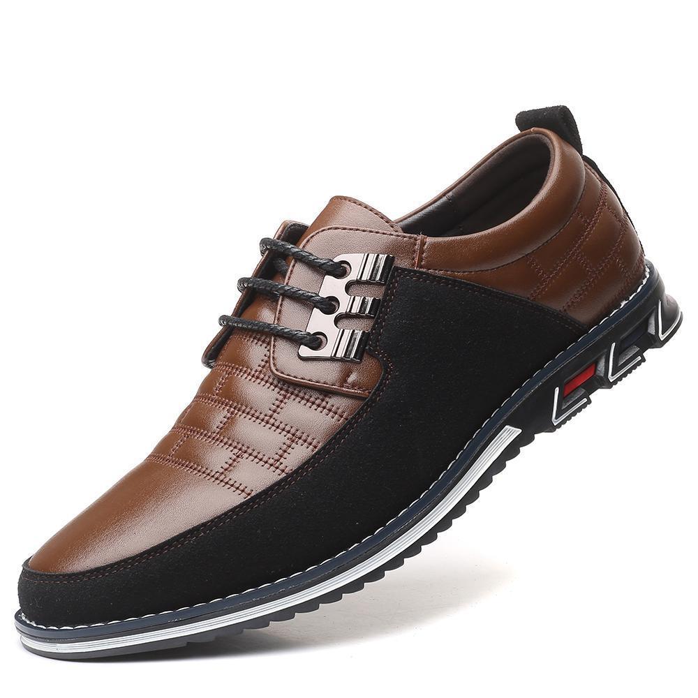 HOTLIST CART Men's round toe lace-up casual shoes