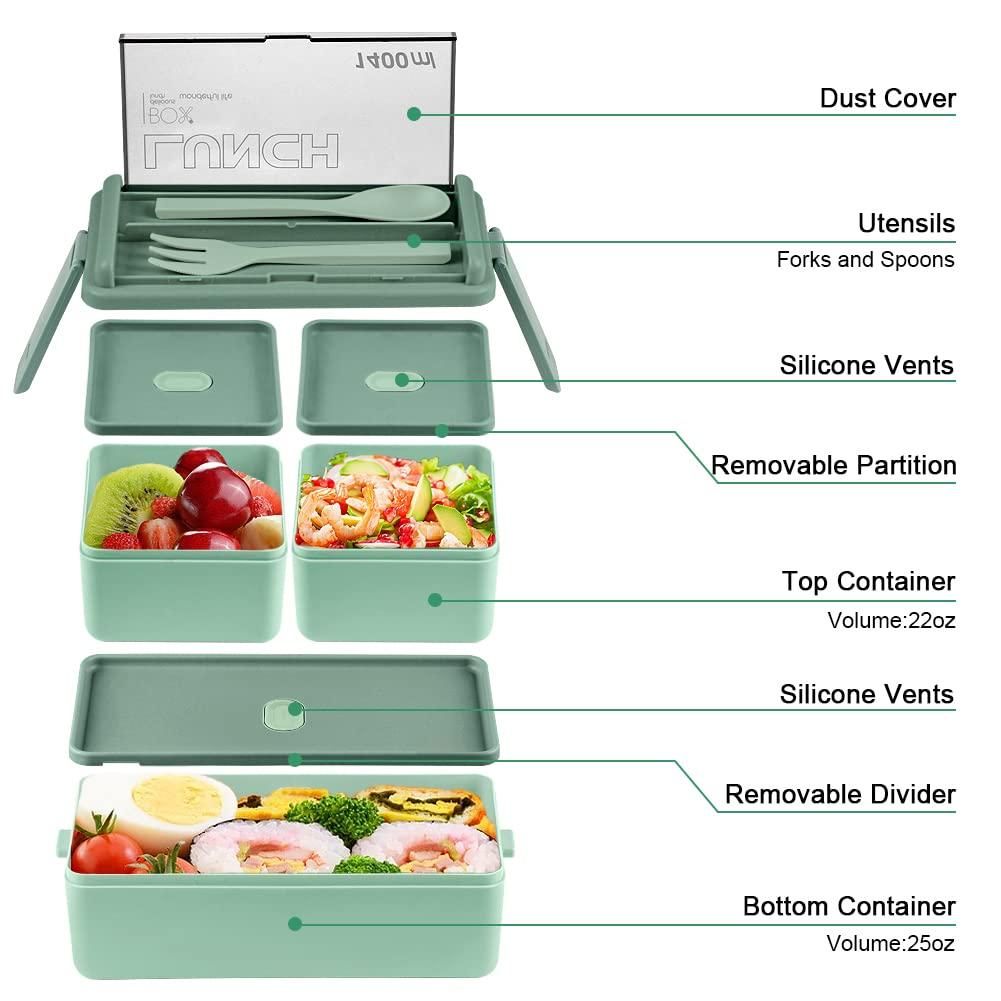 HOTLIST CART Bento Compartment Lunch Box