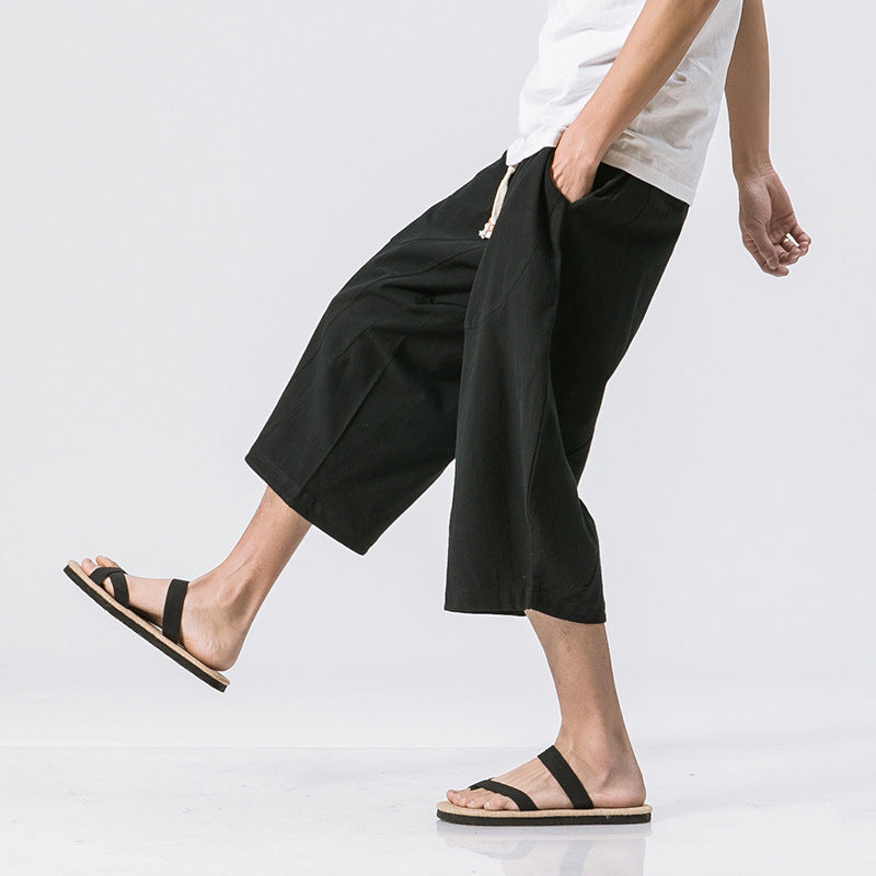 HOTLIST CART Chinese Style Cotton And Harem Pants