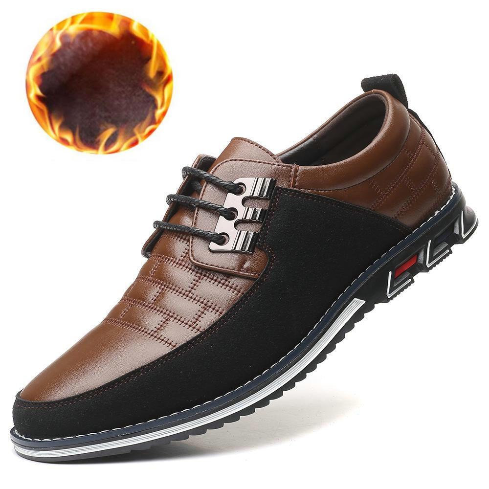 HOTLIST CART Men's round toe lace-up casual shoes