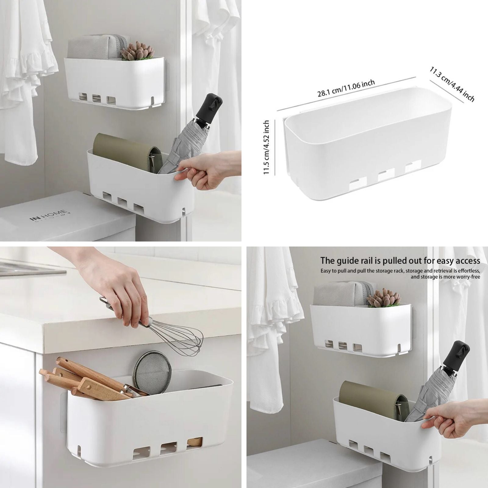 HOTLIST CART Easy Pull Out Storage Bin