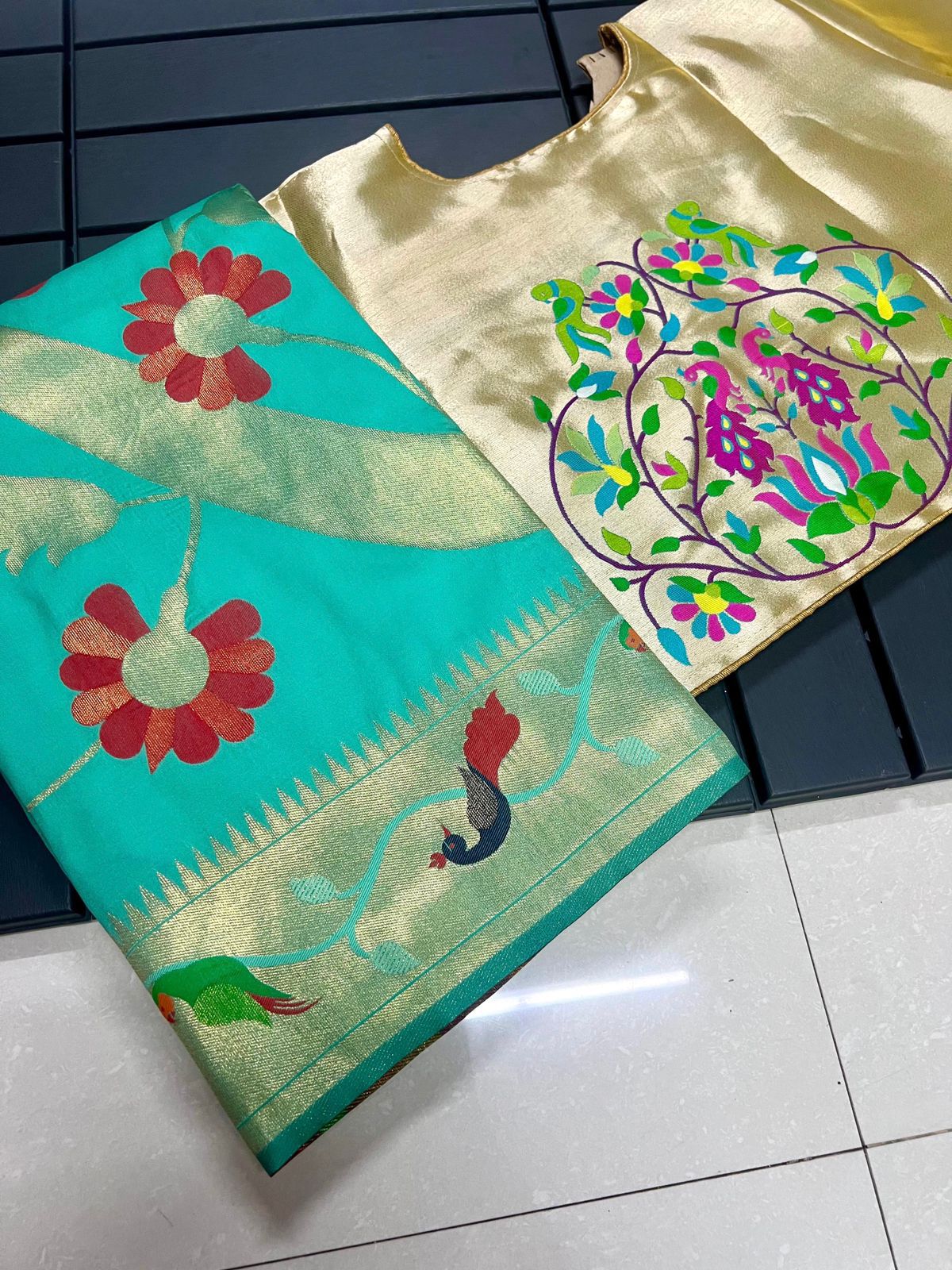 LUXE CHIC  SOFT KANCHIVRAM  PETHANI SILK