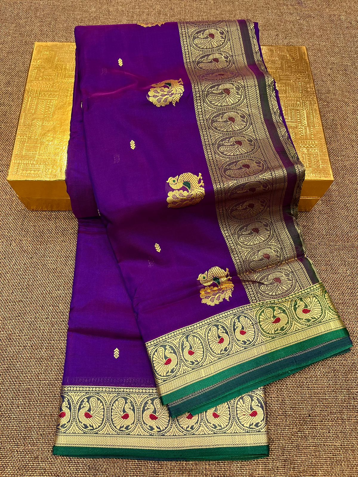 LUXE CHIC Dagina paithani Saree