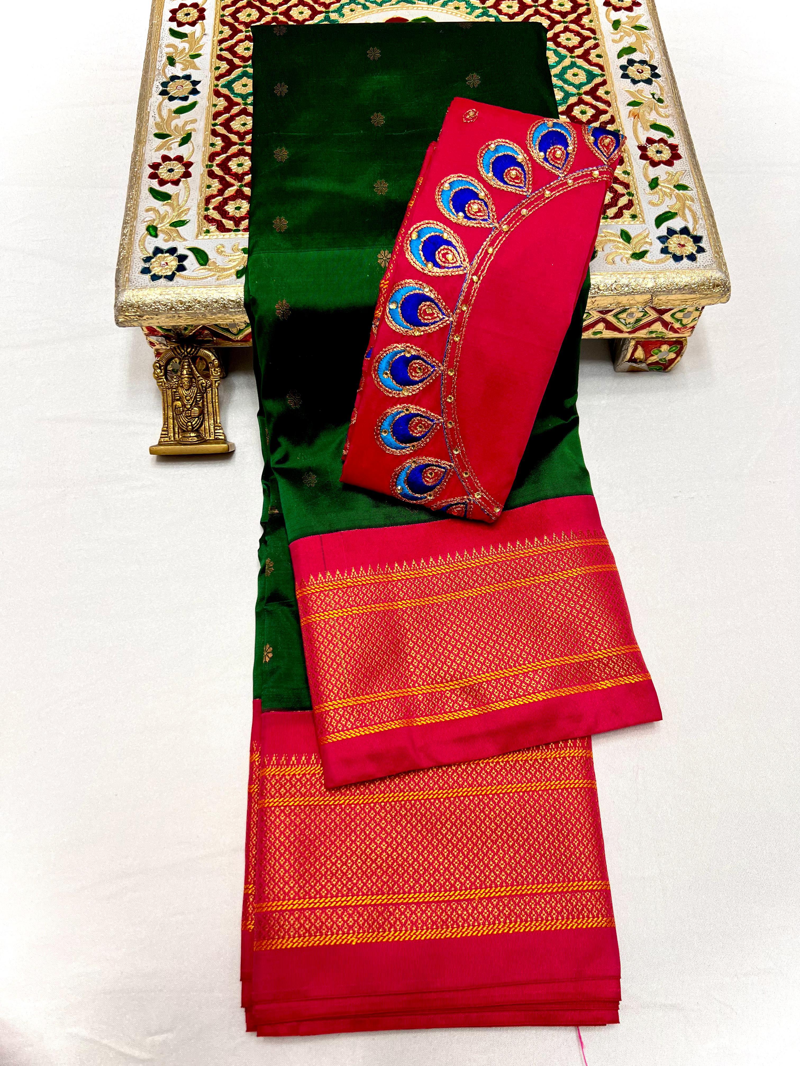 LUXE CHIC Kadiyal Paithani Saree