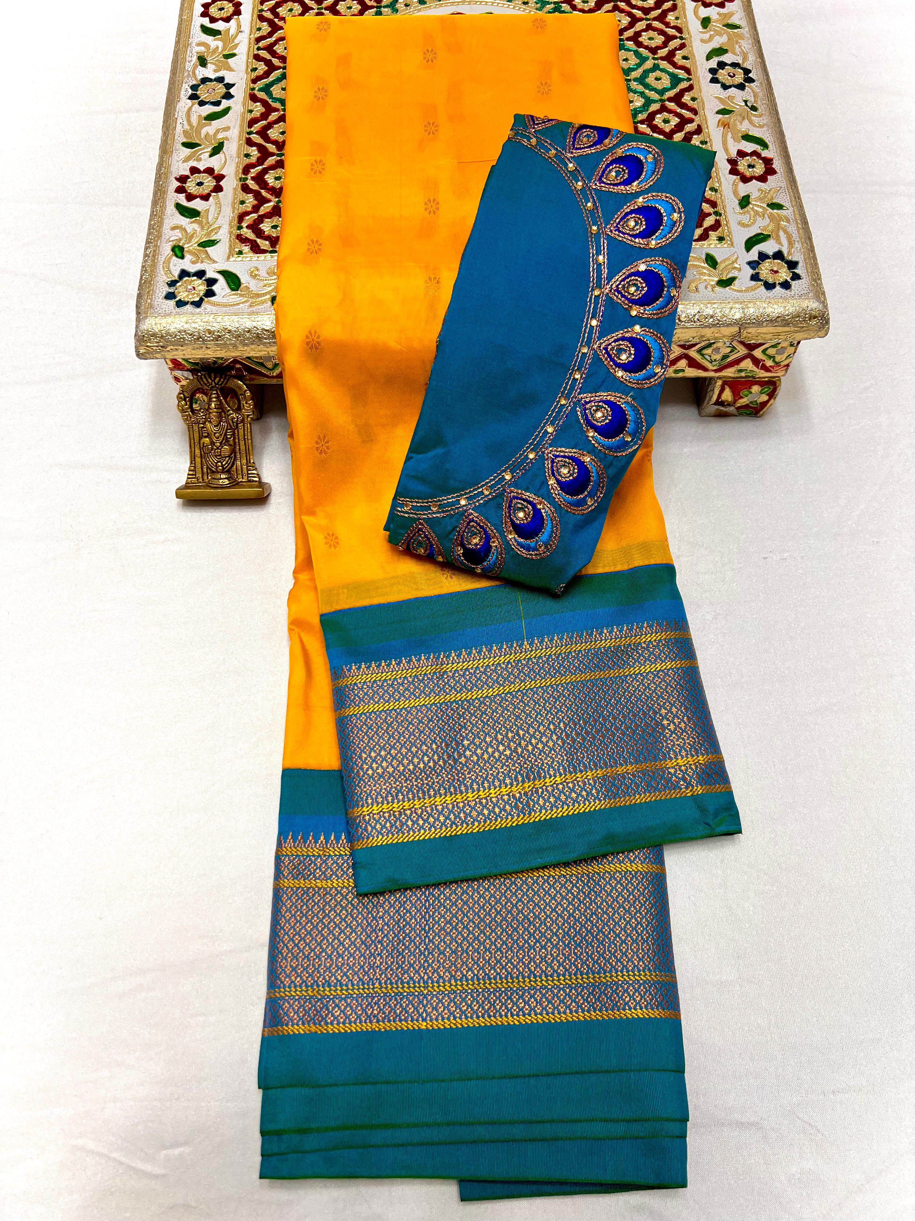 LUXE CHIC Kadiyal Paithani Saree