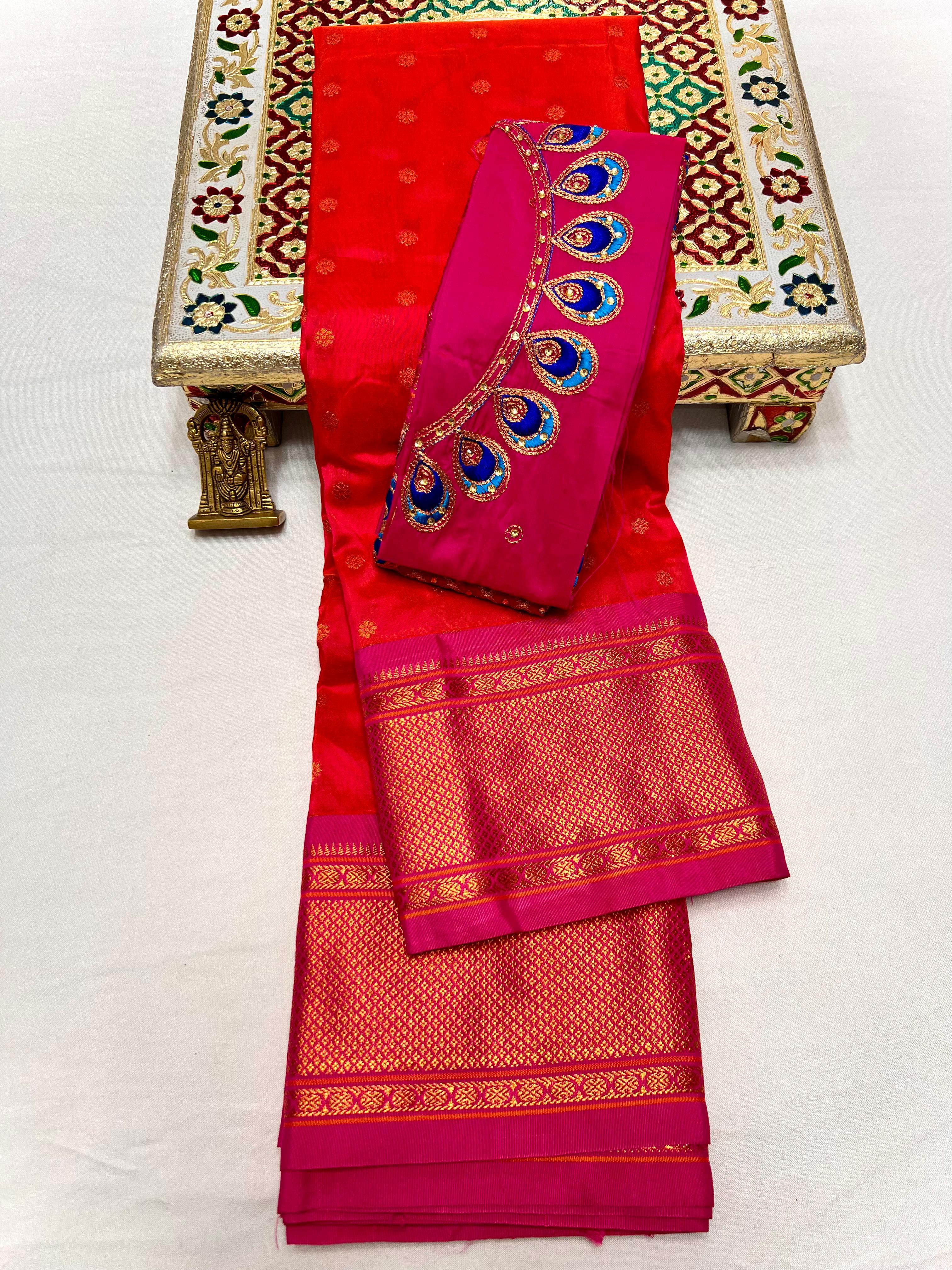 LUXE CHIC Kadiyal Paithani Saree