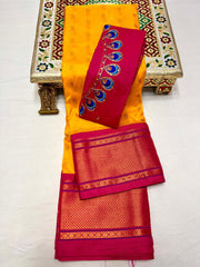 LUXE CHIC Kadiyal Paithani Saree