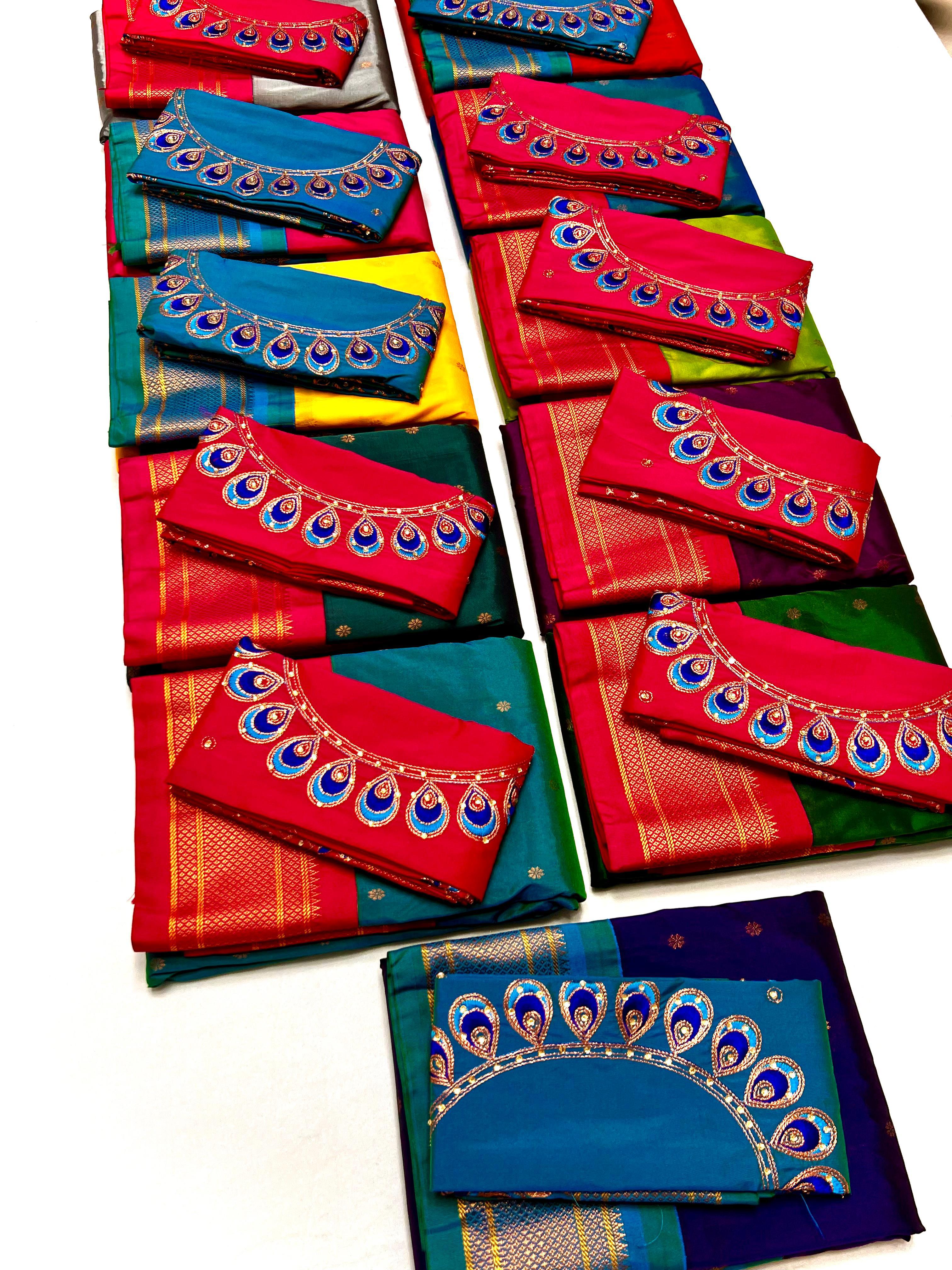 LUXE CHIC Kadiyal Paithani Saree