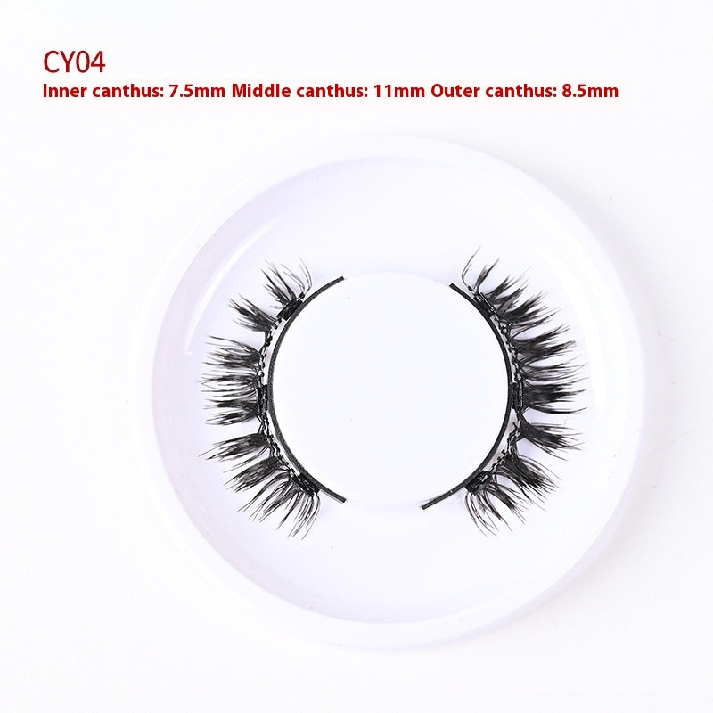 Magnetic Glue-free Three False Eyelashes Suit Collection Use Natural Simulation Long-lasting