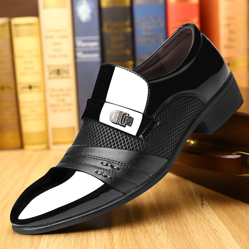 HOTLIST CART Men's Casual Formal Wear Breathable Leather Shoes