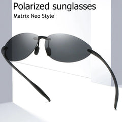 Ultra Light Frameless Polarized Sunglasses Trendy Driving