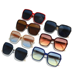 Sun Glasses Square Gradient Color Women's Sunglasses Fashion Outdoor UV-proof