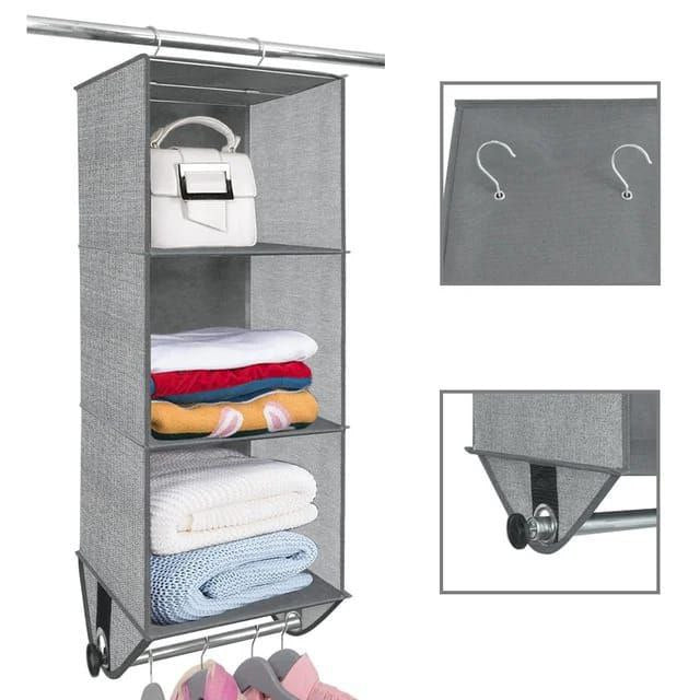 HOTLIST CART Hanging Wardrobe Storage Organiser