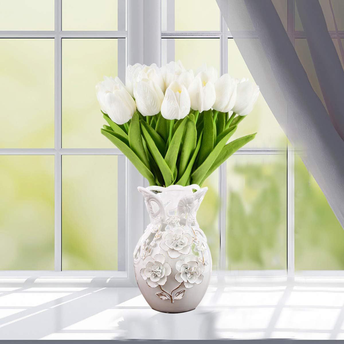 HOTLIST CART Artificial Tulips flowers  Decor Tulip Flower | Gift Decoration Flower